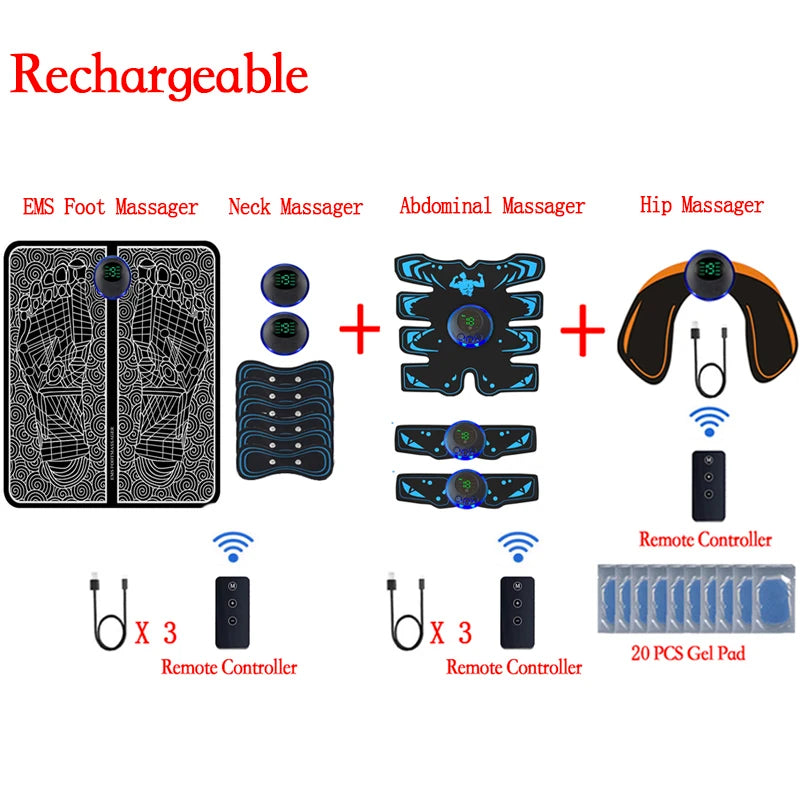 EMS Muscle Stimulator Smart Electric Fitness Abdominal Training