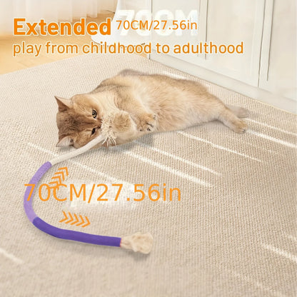 3Pcs Cat Chew Toys Interactive Clean Mouth Cat Rope Toys Molar Cotton Rope Toys Handmade Pet Chew Toys for Teeth Cleaning
