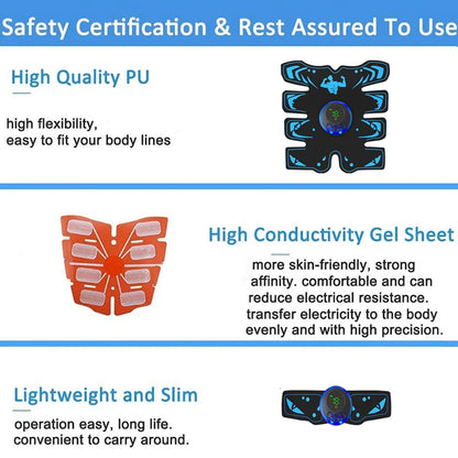 EMS Muscle Stimulator Smart Electric Fitness Abdominal Training