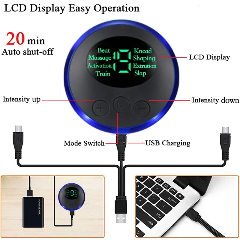 EMS Muscle Stimulator Smart Electric Fitness Abdominal Training