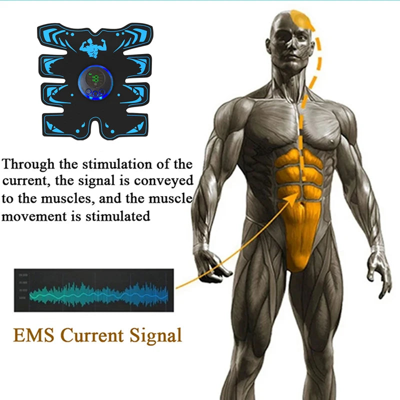 EMS Muscle Stimulator Smart Electric Fitness Abdominal Training