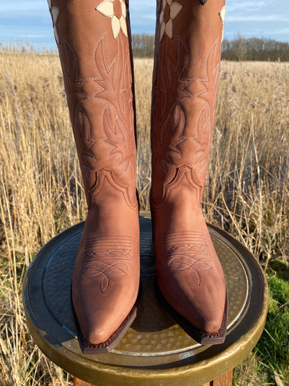 Western Floral Boots