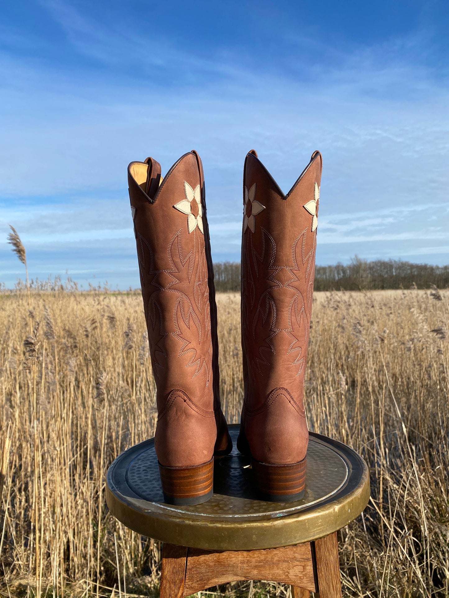 Western Floral Boots