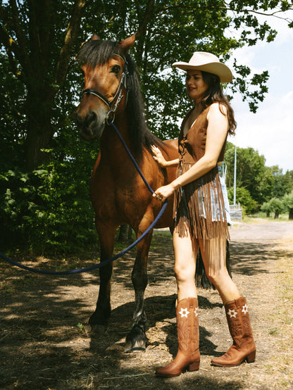 Western Floral Boots