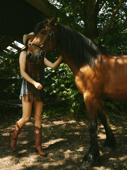Western Floral Boots
